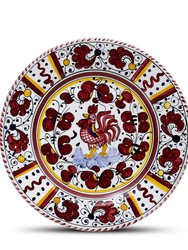 Orvieto Red Rooster: 4 Pieces Place Setting