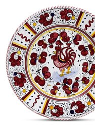 Orvieto Red Rooster: 4 Pieces Place Setting