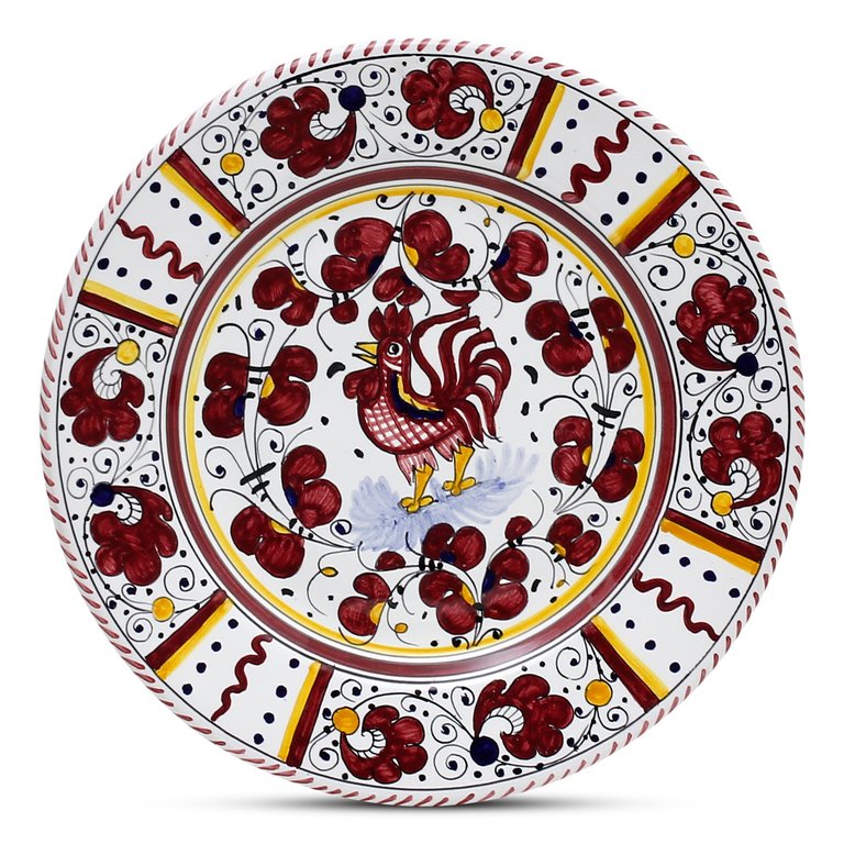 Orvieto Red Rooster: 5 Pieces Place Setting