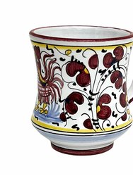Orvieto Red Rooster: Concave Deluxe Mug 