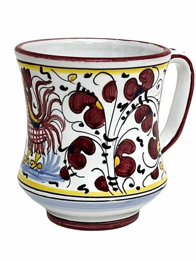Artistica - Deruta of Italy Orvieto Red Rooster: Concave Deluxe Mug  product