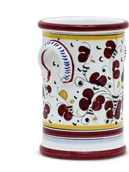 Orvieto Red Rooster: Utensil Holder