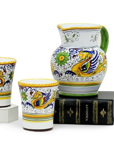 Artistica - Deruta of Italy Raffaellesco: Bundle With Two Cups + Pitcher product