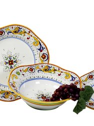 Raffaellesco: Large Serving Set Platters (1 Lg Bowl, 1 Lg Charger & 1 Lg Platter)