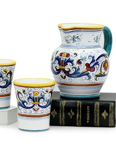 Artistica - Deruta of Italy Ricco Deruta: Bundle with Two Cups & Pitcher product