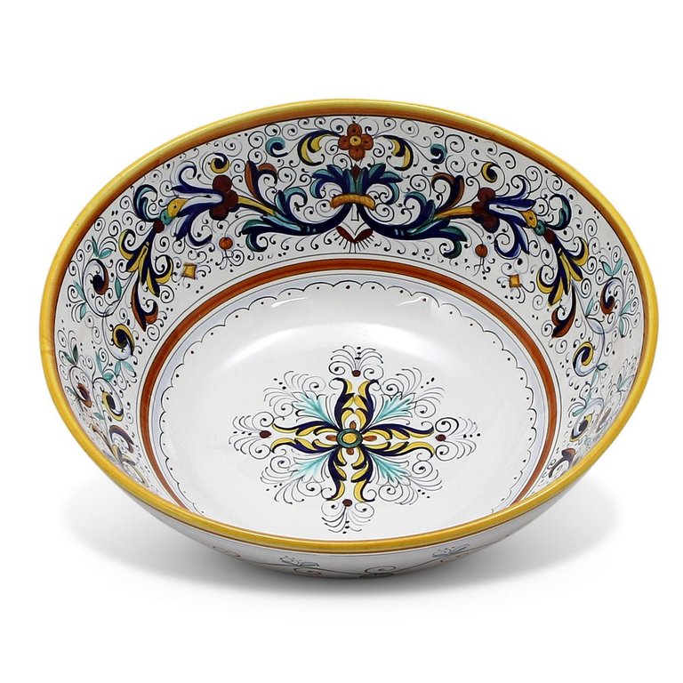 Ricco Deruta Deluxe: Large Pasta/salad Serving Bowl