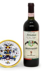 Ricco Deruta Deluxe: Wine Coaster