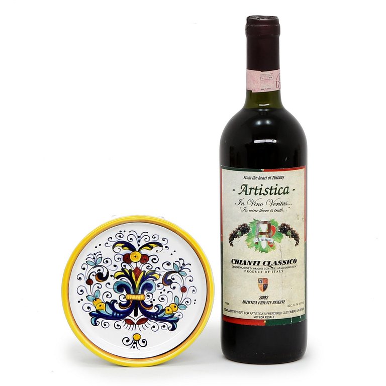 Ricco Deruta Deluxe: Wine Coaster