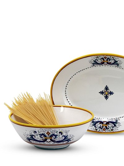 Artistica - Deruta of Italy Ricco Deruta Lite: Pasta/Salad Large Serving Bowl product