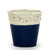 Scavo Colore: Small Cachepot Vase - Blue/white