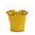 Scavo Giardini Garden: Medium Planter Vase With fluted Rim Tuscan Yellow