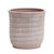 Scavo Giardini Garden: Modern-Rustic 'rigato' Cachepot/planter Translucent Rose