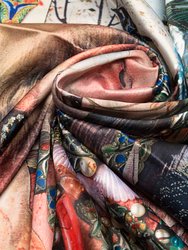 Silk Scarf “Variation Themes by Pinturicchio and Raphael”