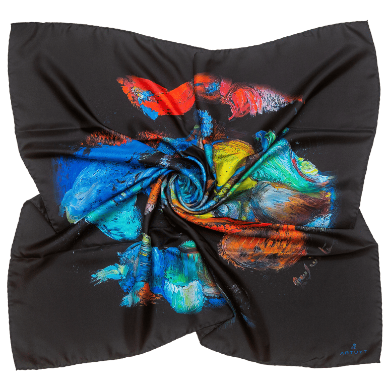 Silk Scarf "Vinyl"