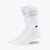 Crew Sock - Long - Retro - White/Lilac