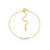 Baroque Pearl Chain Bracelet - Gold