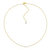 Baroque Pearl Chain Necklace - Gold