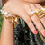 Baroque Pearl Disc Bracelet Gold Vermeil