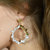Baroque Pearl Melted Earring - Gold Vermeil