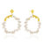 Baroque Pearl Melted Earring - Gold Vermeil - Gold 