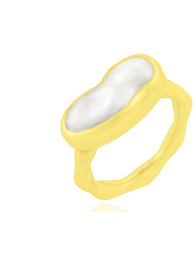 Arvino Baroque Pearl Ring II - Gold Vermeil product