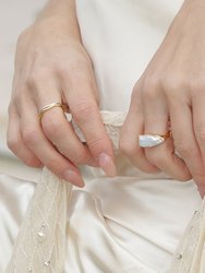Baroque Pearl Ring II - Gold Vermeil