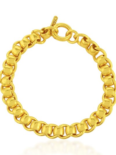 Arvino Curb Roller Bracelet (Gold Vermeil) product