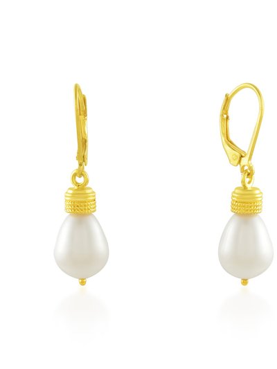 Arvino Pearl Drop Earrings Gold Vermeil product