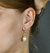 Pearl Drop Earrings Gold Vermeil
