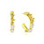 Pellet Pearl Hoops - Gold Vermeil - Gold