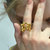 Pellet Ring Gold Vermeil