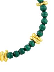 Vert Beaded Bracelet Gold Vermeil