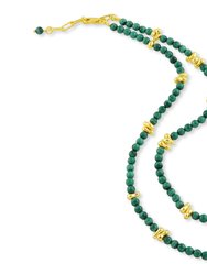 Vert Beaded Necklace - Gold Vermeil - Gold
