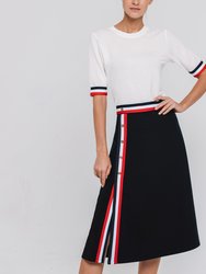 A-line High Slit Skirt