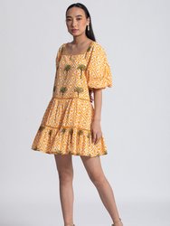 Afryea Mini Dress - Yellow