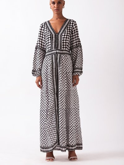 Ash & Eden Zephyr - V Neck Button Down Maxi Dress product