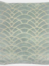 Ashley Wilde Dinari Graphic Cut Throw Pillow Cover (Eucalyptus) (50cm x 50cm) - Eucalyptus