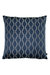 Ashley Wilde Nash Embroidered Throw Pillow Cover - Ink/Royal Blue