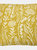 Turi Jacquard Floral Throw Pillow Cover - Gold - 50cm x 50cm - Gold