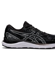 Men's Gel Cumulus 23 Running Shoes - D/Medium Width - Black/White