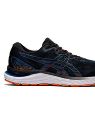 Men's Gel Cumulus 23 Running Shoes - D/Medium Width - Black/Reborn Blue