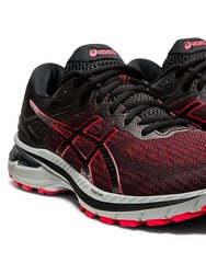 Men's Gt-2000 9 Running Shoes - D/Medium Width - Black/Classic Red