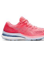 Women's Gel-Kayano 28 Running Shoes - B/Medium Width - Blazing Coral/Mist
