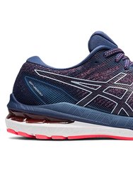 Women's Gt-2000 10 Running Shoes - B/Medium Width - Blazing Coral/Thunder Blue