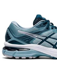 Women's Gt-2000 9 Running Shoes - B/Medium Width - Light Steel/Magnetic Blue