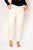 Mid Rise Straight Pant - Winter White