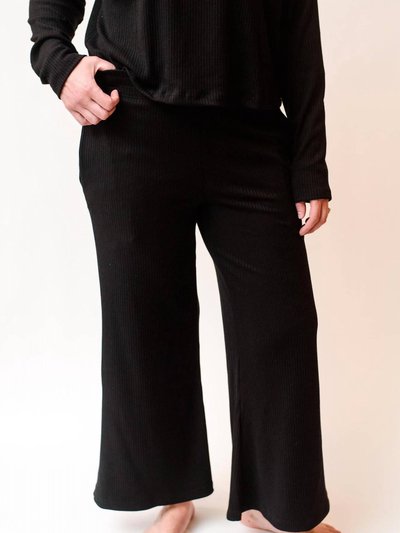 ASKK NY Ribbed Lounge Pant In Black product