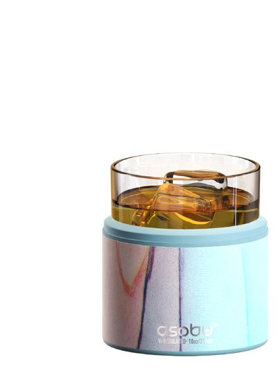 ASOBU Aqua Marble Whiskey Insulated Sleeve product
