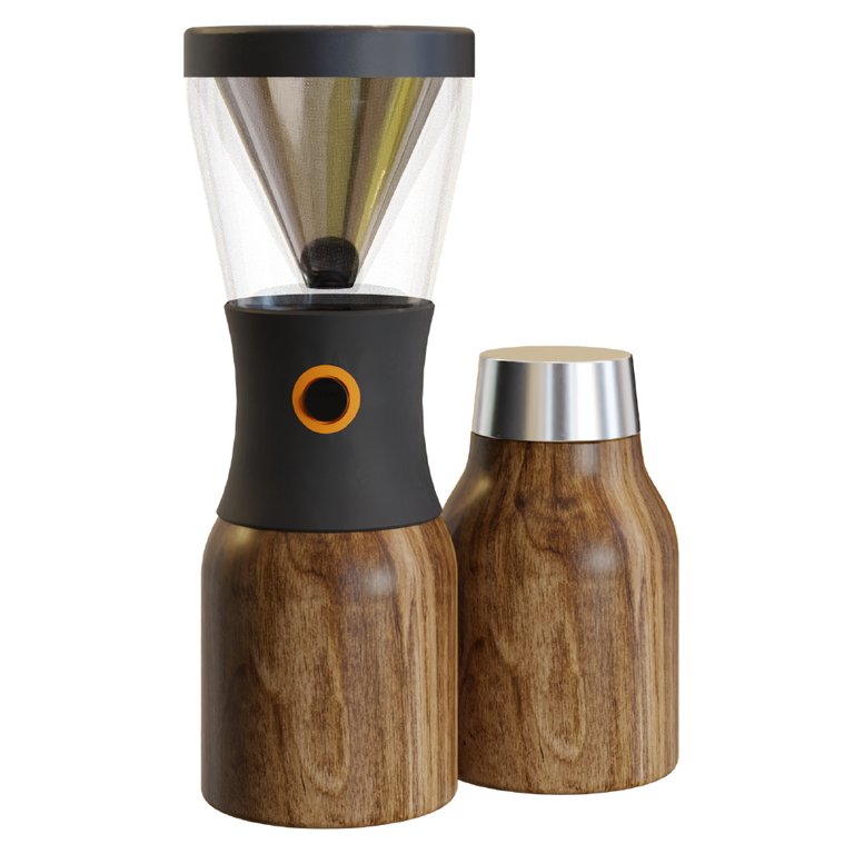 Natural Wood Cold Brew Coffee Maker - Natural Wood