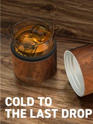 Natural Wood Whiskey Insulated Sleeve